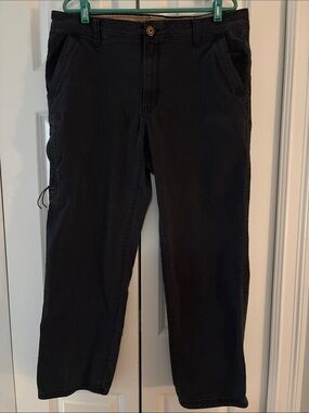 Men's Black Cargo Pants - Classic Utility Style